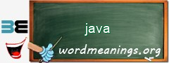 WordMeaning blackboard for java